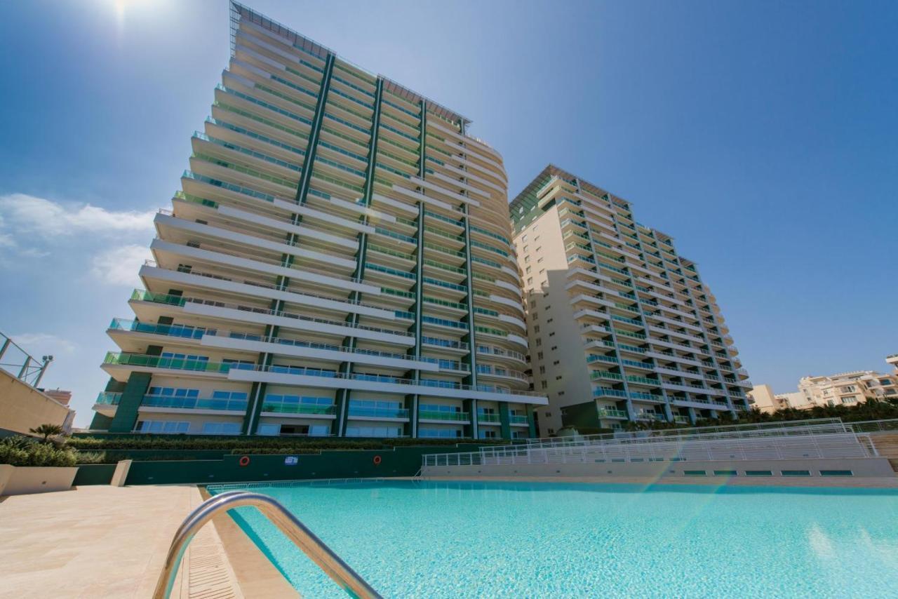 Luxury Apartment Inc Pool & Views 斯利马 外观 照片